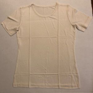 Silk Stretch Jacquard S/S TShirt NWOT